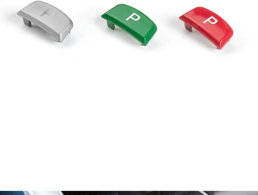 Car Gear Lever Auto Parking Button Cap Letter P Button Compatible F-Type LR086213 2013-2020 Rover Sports(Red) image 2