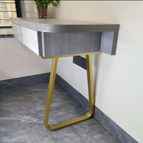 Pieds de table en métal noir industriel avec assemblage facile pour meuble - 3