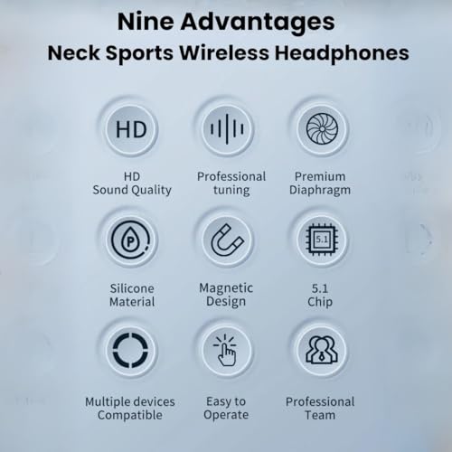 Image of IMON3 Powerbeat Blueooth Earphones with 20 Hr Playtime | Clear Calling Mic | Low Latency Rate Headphones | 10 mm Extra Bass Drivers Neckband Wireless Earphones (Black) (IMON 3)