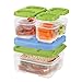 Rubbermaid LunchBlox Blue Freezer, Medium Ice Pack Set, 3 Pack