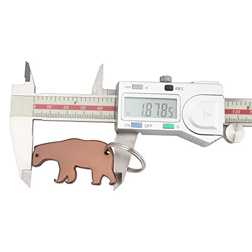 Swatom Bear Aluminum Alloy Beer Bottle Opener Keychain Key Tag Chain Ring Accessories #TOP1