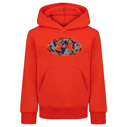 Image of Under Armour Boys' Fleece Pullover Hoodie Sweatshirt, Soft & Comfortable, Relaxed Fit
