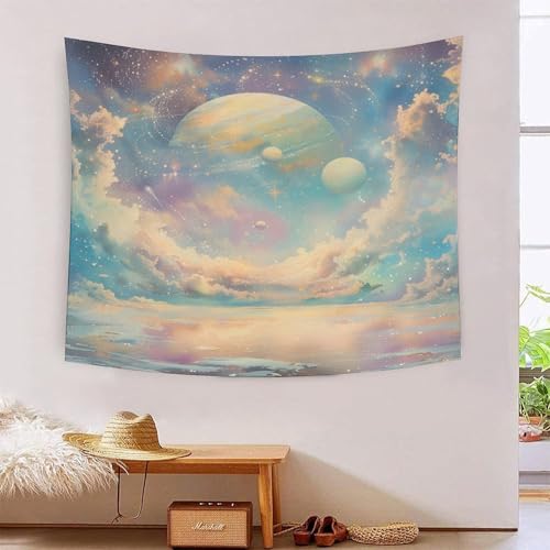 Couverture murale planètes cosmiques pour créer un espace de relaxation et de méditation