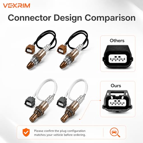 Sensor de oxígeno set 4 piezas para Nissan e Infiniti miniatura 2