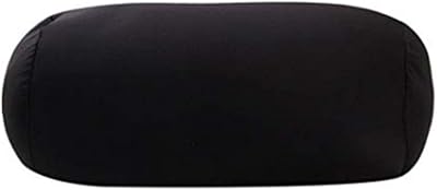 DadaAA Microbead Bolster Tube Pillows,Neck Roll Pillow for Car Sofa Bed Room Cool Fill & Silky Smooth (Black)