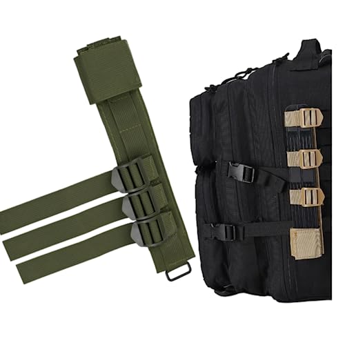 ACEXIER Tactical Molle Knife Shealth Adapter Attachment Adaptor Pack Rucksack Cinch Fasten Strap Camping Hunting Accessories (Green)