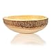 roro Wood Handcarved Serving, Snack and Salad Bowl, 8 Inch Live-Edge Bark with smooth inside and bottom