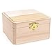 Jouet-Plus Boîte à bijoux en bois à décorer avec fermeture, modèle aléatoire Sl 070