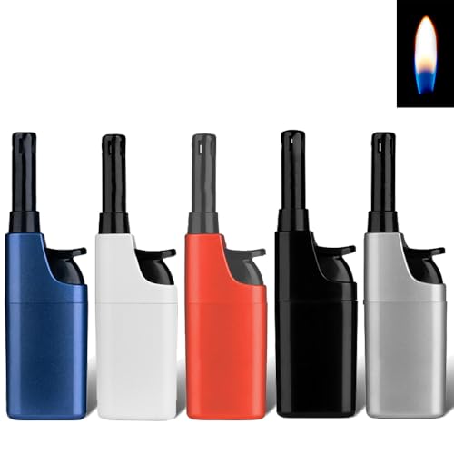5X Stabfeuerzeug 10,5cm Candle Light Kerzenanzünder Softflamme Gas Feuerzeug BBQ Anzünder wiederbefüllbar Flammenstärke regulierbar (Favourite Colours) 5X Stabfeuerzeug 10,5cm Candle Light Kerzenanzünder Softflamme Gas Feuerzeug BBQ Anzünder wiederbefüllbar Flammenstärke regulierbar (Favourite Colours)