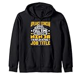 Appliance Technician Job Title Funny Appliance Technologist Felpa con Cappuccio