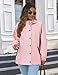 Zeagoo Spring Women'S Trench Rain Jacket Raincoat With Hooded Waterproof Raincoat With Pockets Travel Outdoor Fashion Pink M