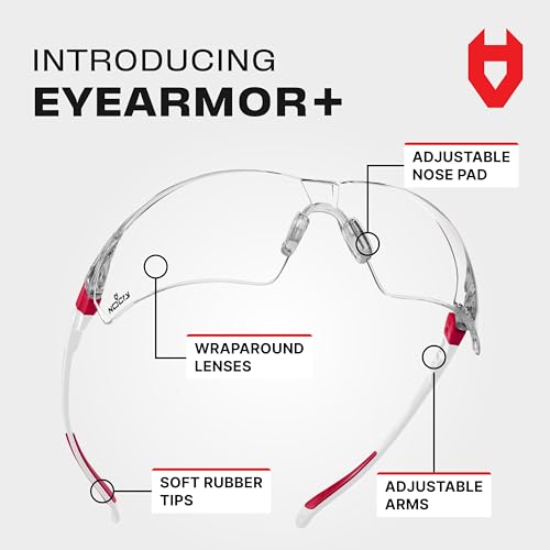 Nocry NC-SG-506U-WP Clear Safety Glasses thumb #1