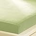 G Bettwarenshop Inkontinenz Spannbettlaken 2in1 • wasserdicht aus weichem Feinbiber • Spannbetttuch und Matratzenschutz in einem 90x190-100x200 cm lindgrün