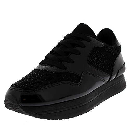 Cosmo Donne Moda Diamante Pompe Peso Leggero