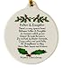 Father & Daughter 2016 Porcelain Ornament Rhinestone Crystal Special Bond Love