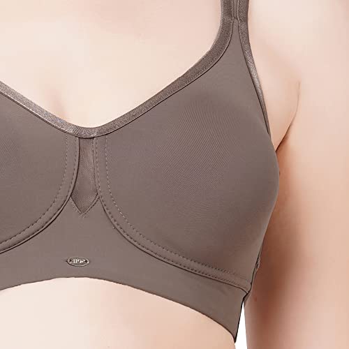 Image of SOIE Women Full Coverage Minimiser Bra with High Waist Brief Set