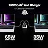 WOTOBEUS USB C GaN3 Wall Charger Block - ETL, 3 Independent Ports, PD 100W & PPS 45W Super Fast Charging, Type-C Laptops Power Adapter, Fit for MacBook iPad iPhone 16/15 Galaxy S25/S24 Pixel Motorola #1
