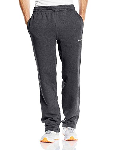 Nike Men's Club OH Pants - Swoosh Charcoal Heather/White Pants MD X 34