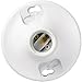 Legrand Pass & Seymour 276WHCC18 660W 250V Medium Base E26 Lampholder, Phenolic, Pull Chain, White (1 Count)