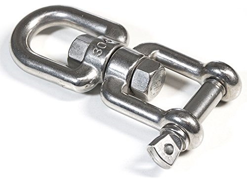 AMANKA 420kg Hängesessel Drehwirbel 10x125mm Edelstahl Swivel Hängestuhl Befestigung Boxsack Aufhängung Schraubgewinde AMANKA 420kg Hängesessel Drehwirbel 10x125mm Edelstahl Swivel Hängestuhl Befestigung Boxsack Aufhängung Schraubgewinde