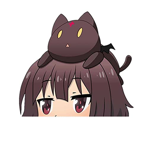 Fikouyz Konosuba Wizard Neko Car Sticker Funny Decal Vinyl Sticker For Cars/Laptops #TOP3
