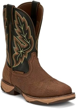 Tony Lama Mens Medford SteelToe Boot 9.5 D Black | Image 1