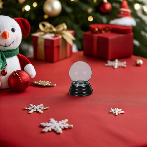 Bola de nieve artesanal para crear globos decorativos navideños 7