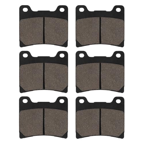 Plaquettes de frein avant et arrière pour moto XVZ1200 et FJ1200 en lot de 3 paires