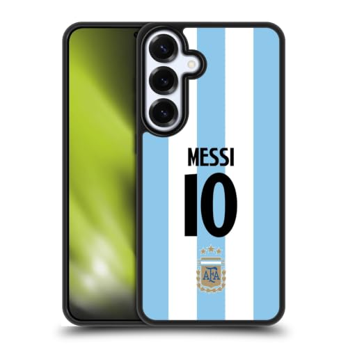 Head Case Designs Sous Licence Officielle Argentina National Football Team Lionel Messi 2024/25 Player Home Kit 1st Group Coque en gel renforcée [Qualité Militaire] Compatible avec Samsung Galaxy S25+