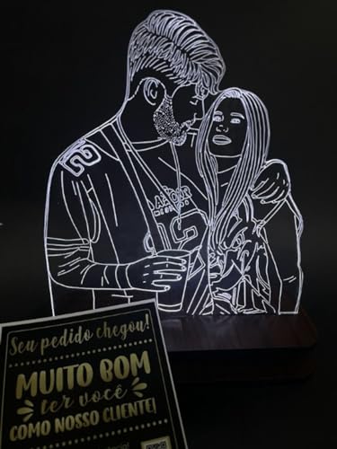 Luminária Com Sua Foto Personalizada