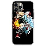 Classic My Hero Katsuki Shoto Izuku Phone Case Compatible with iPhone 13 Pro Max Academia Bakugo Tod