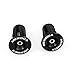 Bar End Plugs 2 Pack FOMTOR Aluminum Handlebar End Plugs Handlebar Caps Bar Ends for Road Bike Mountain Bike MTB