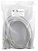 YCS basics 25 Foot DB9 9 Pin Serial / RS232 Male/Female Extension Cable