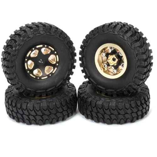 Compatible With Axial For SCX24 For FMS For FCX24 For Enduro24 1/18 1/24 RC�N���[���[ 1.0 �z�C�[�� ���� �^�C�� �S�n�`�p �A�N�Z�T���[ �p�[�c RC�^�C���Z�b�g