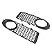 Bacar 1 Pair Honeycomb Lower Front Bumper Grill Mesh Grille With Fog Light Hole ABS Black Car for VW Beetle Convertible 2005-2010