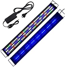 LED Eclairage Aquarium, Lumière D'aquarium de 90-110 cm, Rampe Éclairage Aquarium pour Poisson et Plante, Support Extensibles, IP68 étanche Light pour Réservoir de Poissons Plante