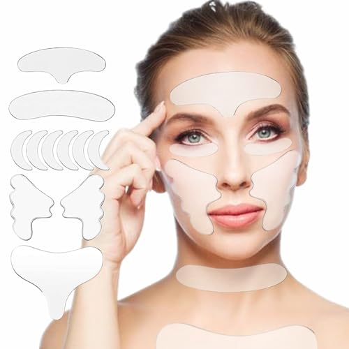 Neck Wrinkle Patches, Anti Wrinkle Silicone Facial Patches for Fa...