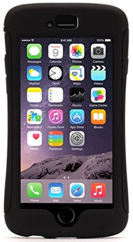 Griffin iPhone 6s and iPhone 6 Protective Slim Case, Survivor Slim for iPhone 6/6s 4.7, [Black] [Drop Protection] [Impact-Resistant] [Polycarbonate and Silicone]
