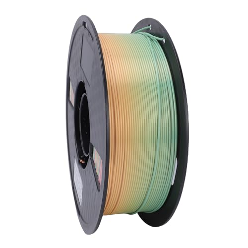 Filamento PLA 1.75 mm multicolor sedoso material de 1 kg para impresión 3D 2