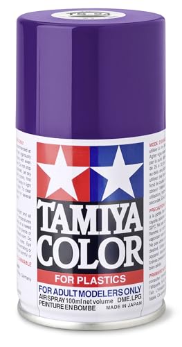 TAMIYA 85024 TS-24 Violett glänzend 100ml - Sprühfarbe für Plastikmodellbau, Modellbau und Bastelzubehör, Sprühfarbe für den Modellbau