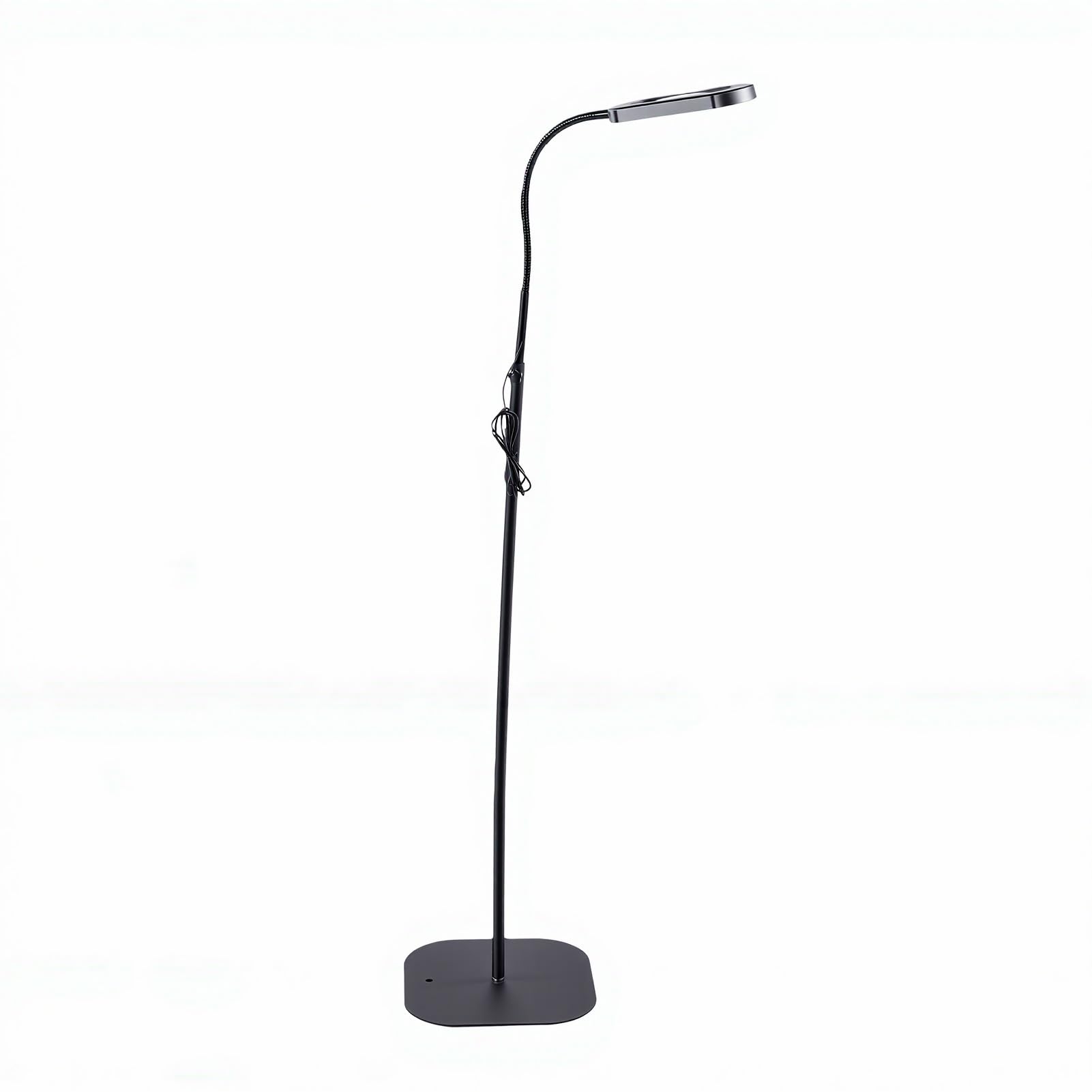 Eujgoov Lámpara de Aumento 10X con Luz LED Lupa 5 Modos de Color 3 Niveles de Brillo Abrazadera de Cuello de Cisne Flexible y Soporte para Manualidades Lectura Costura Fabricación de Joyas