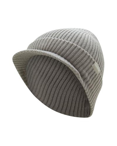 Bonnet tricot torsadé femme Hurley Caylin coupe moyenne à visière intégrée