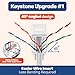 Everest 45° Angled RJ45 Cat6 Keystone Jacks 50-Pack in White - Slim Profile Female RJ45 Connectors - Cat 6 Keystone Jack - Compatible with 45° Angled Speed Termination Tool - 45Term (B0BL3GS7ZY)