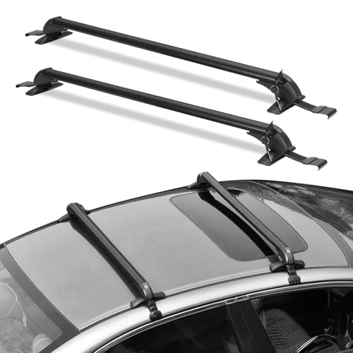 Wilytyres Universal Car Roof Rack, Heavy-Duty Aluminum...