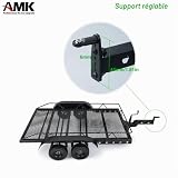 AMK remorque RC 1/10 tout métal en kit avec attelage photo 6