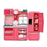 Our Generation by Battat- Gourmet Kitchen (Pink)- Toy, Kitchenette & Accessories for 18' Dolls- Age 3 Years & Up