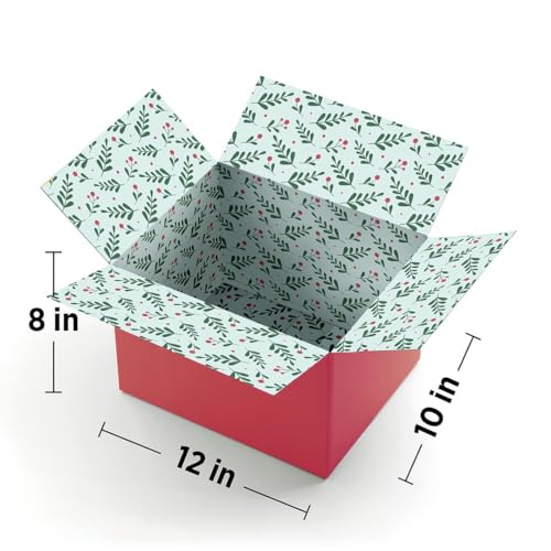Image of Great Papers! GiftIn Corrugated Shipping Box, Christmas Floral for Gifts, Birthdays, Holidays, and Care Packages, 2 Pack (2024050)
