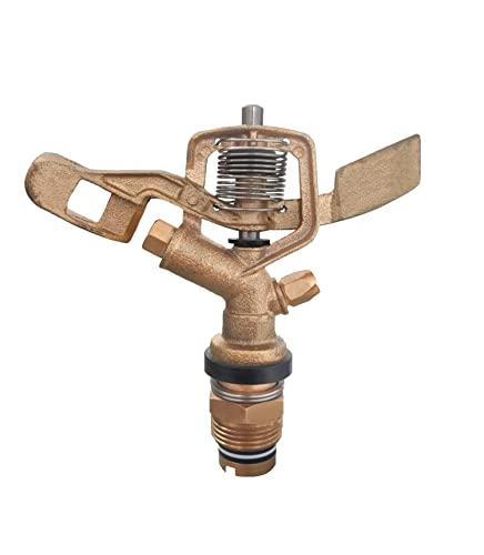 Image of Dvi Automatic Rotating Sprinkler NOZAL 3 /4INCH Zink Metal, Brass NUT Tube Combo Pack of 5PC Used for Irrigation in Agriculture