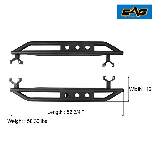 Estribos Laterales EAG para Wrangler JK 2 Puertas miniatura 6