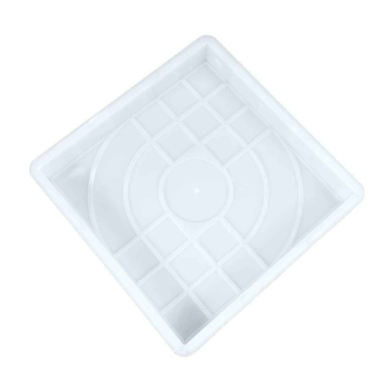 Gogogmee Walkway Brick Molds Concrete Garden Paving DIY Garden Mold Stepping Stone Forms Pavement Stepping Stones for Garden Walkway Spain Brick Mold Paving Mould Maker Lawn White Cement